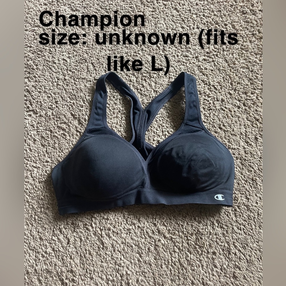 Black Champion Sports Bra